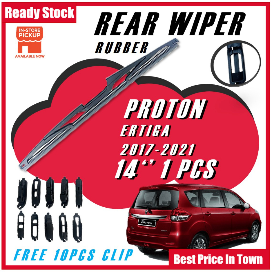 Rear Car Wiper Rubber For PROTON ERTIGA 20172021 Wiper Kereta pengelap
