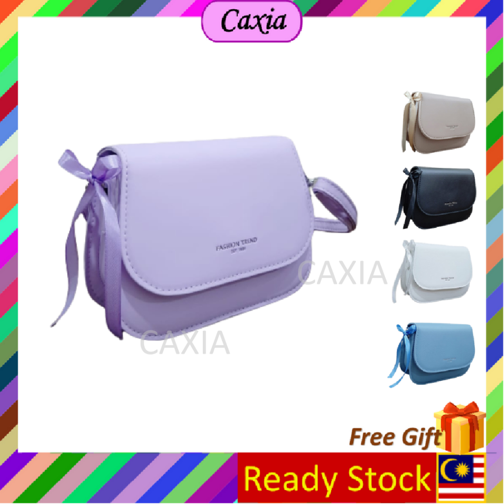 CAXIA Vintage Sling Bag Women Korean Style Handbag Fashion Crossbody