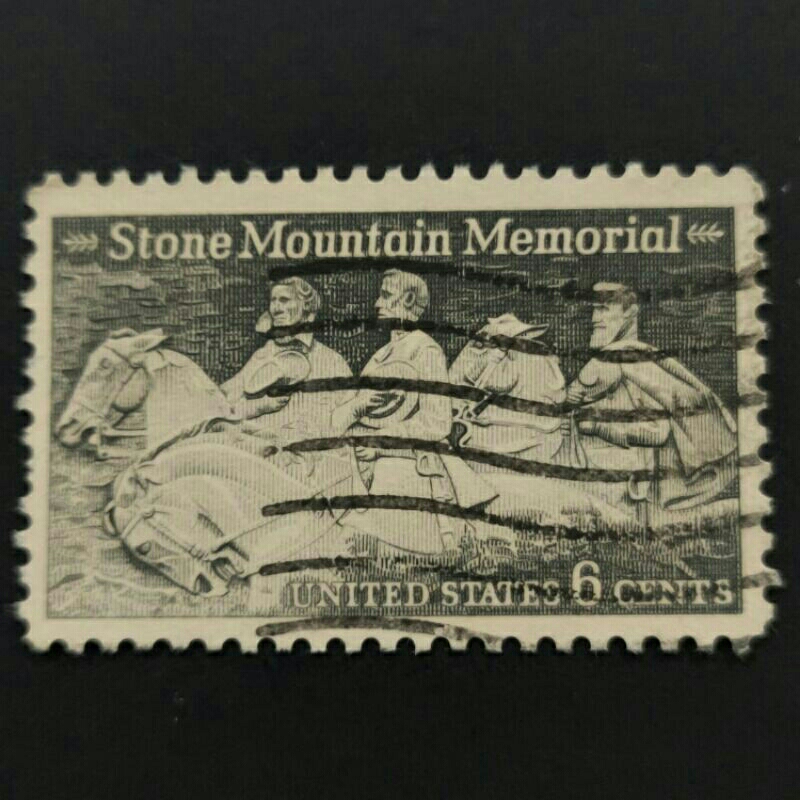 1970 Stamp USA-Complete Unique Used Stamp-6c Stone Mountain.Memorial