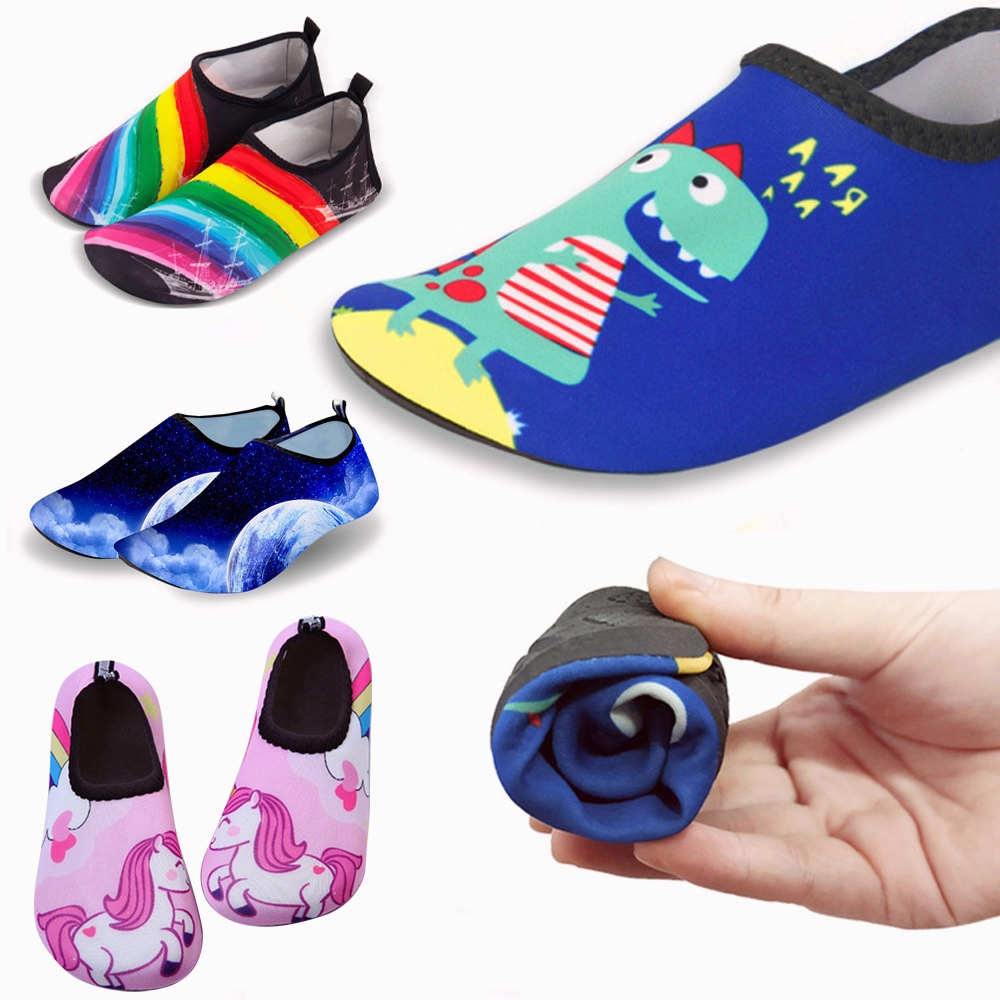 Barefoot Aqua shoes for kids indoor Rubber Water Shoes QuickDry Beach