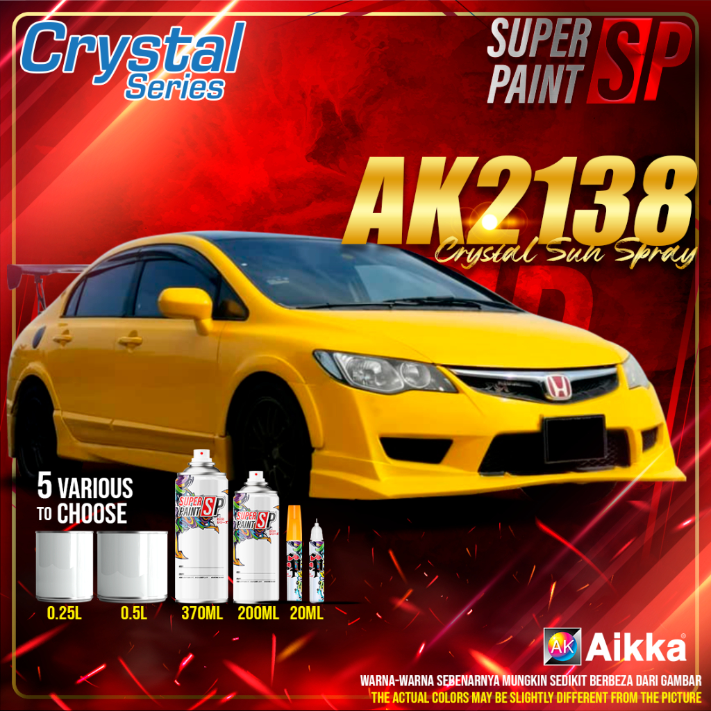 AIKKA AK2138 Crystal Sun Spray Crystal Series Automotive 2K Car