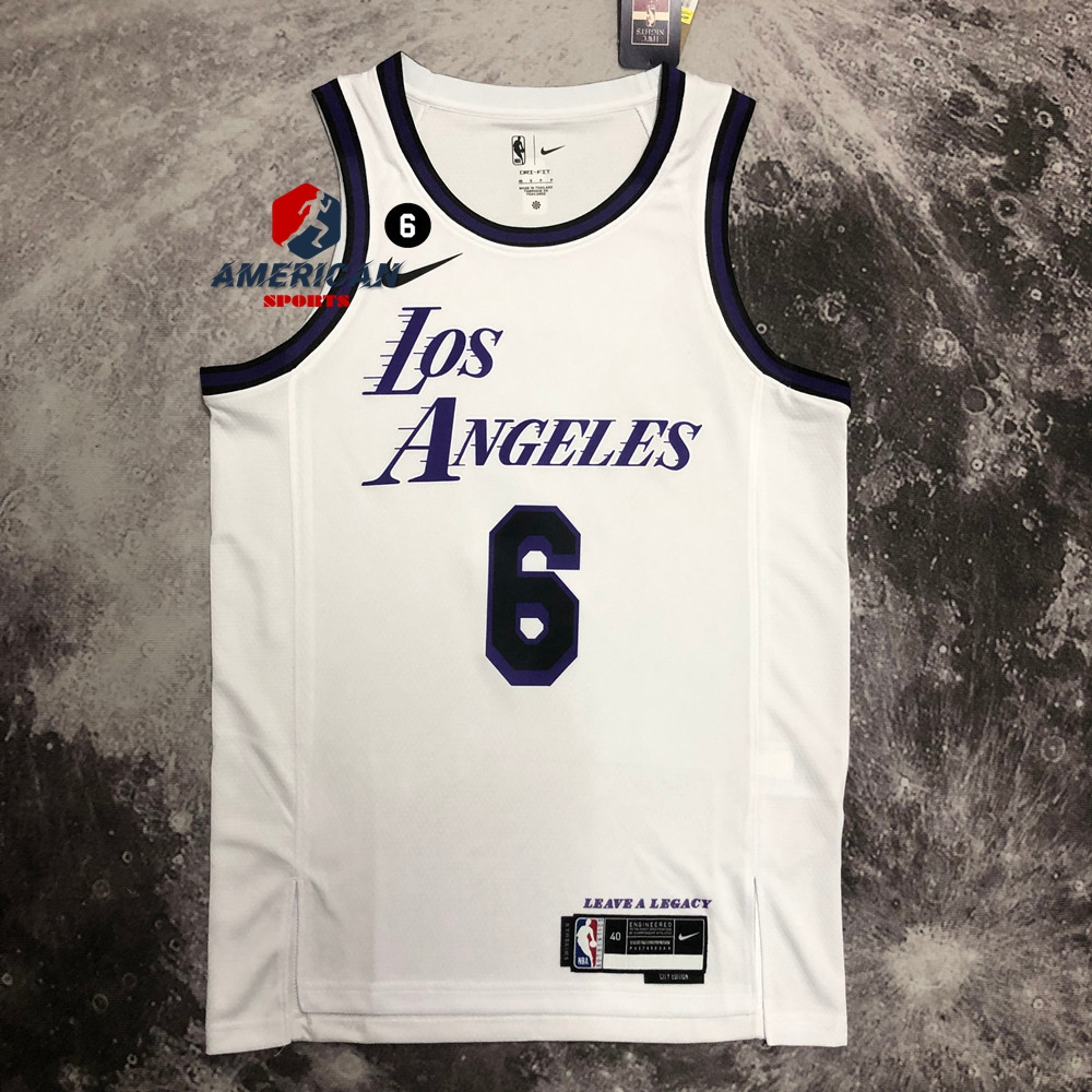 2023 Men's NBA Los Angeles Lakers Jersey james 75th Anniversary