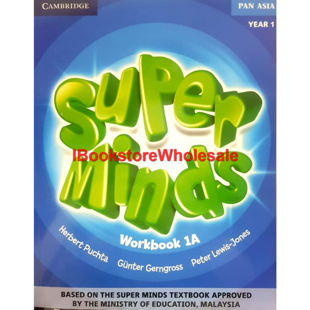SUPER MINDS ENGLISH 1A YEAR 1 WORK BOOK CAMBRIDGE PAN ASIA @ CEFR SJKC SK SJKT KPM READY STOCK