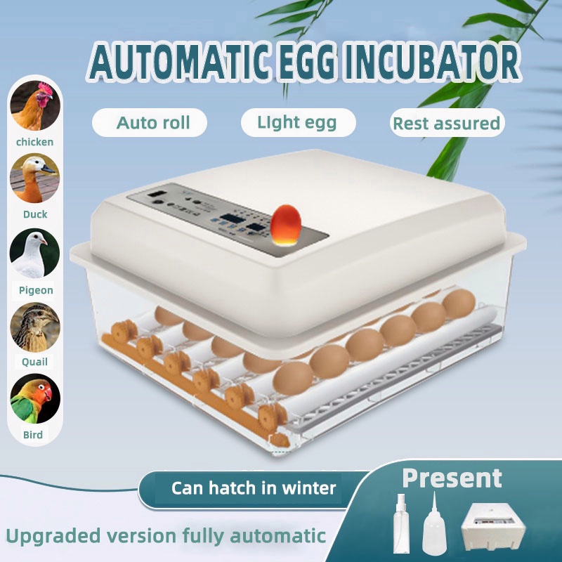 16/36/64Egg Malaysia Automatic Turning Incubator Egg Hatcher Automatik Penetasan Telur Ayam Mesin Menetas Telur 孵蛋器