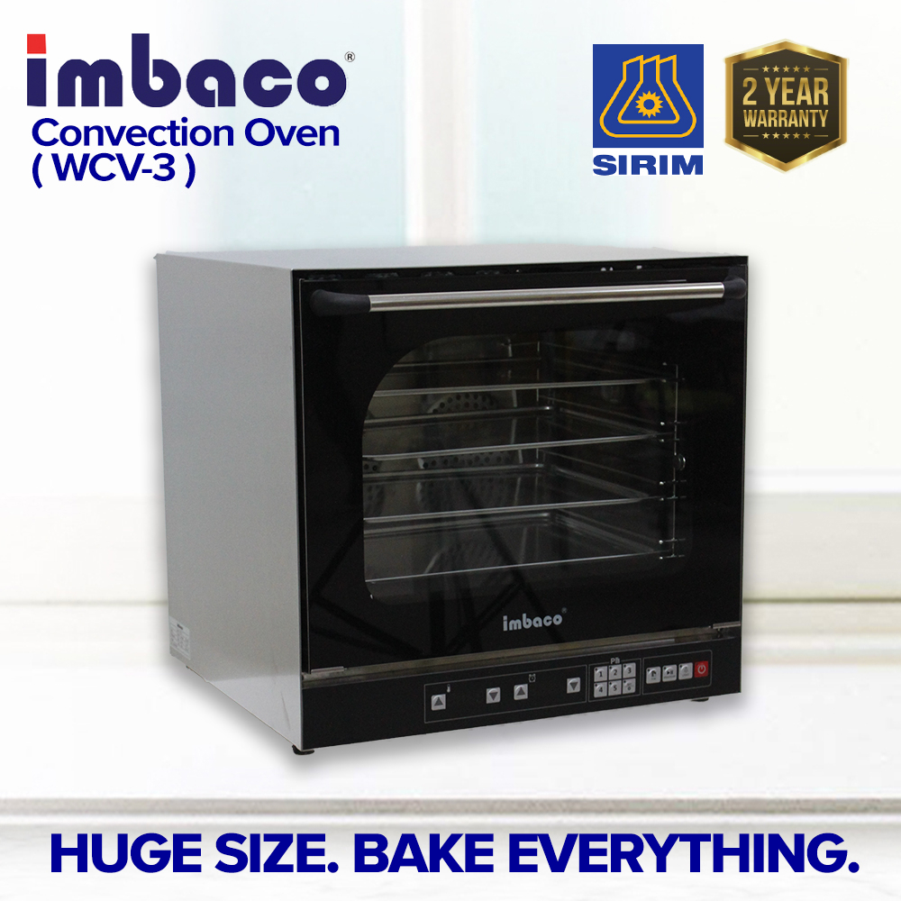 Imbaco 70L Digital Convection Oven | Extra Large Capacity | Heavy Duty | WCV-3 | 2 Year Warranty |