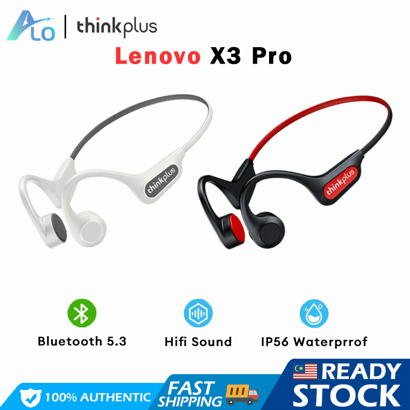 Lenovo X3 Pro Bone Conduction Earphone TWS Bluetooth 5.3 Wireless ...