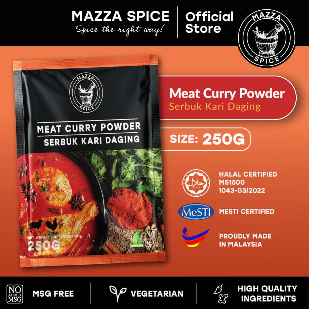 Mazza Spice Meat Curry Powder / Serbuk Kari Daging