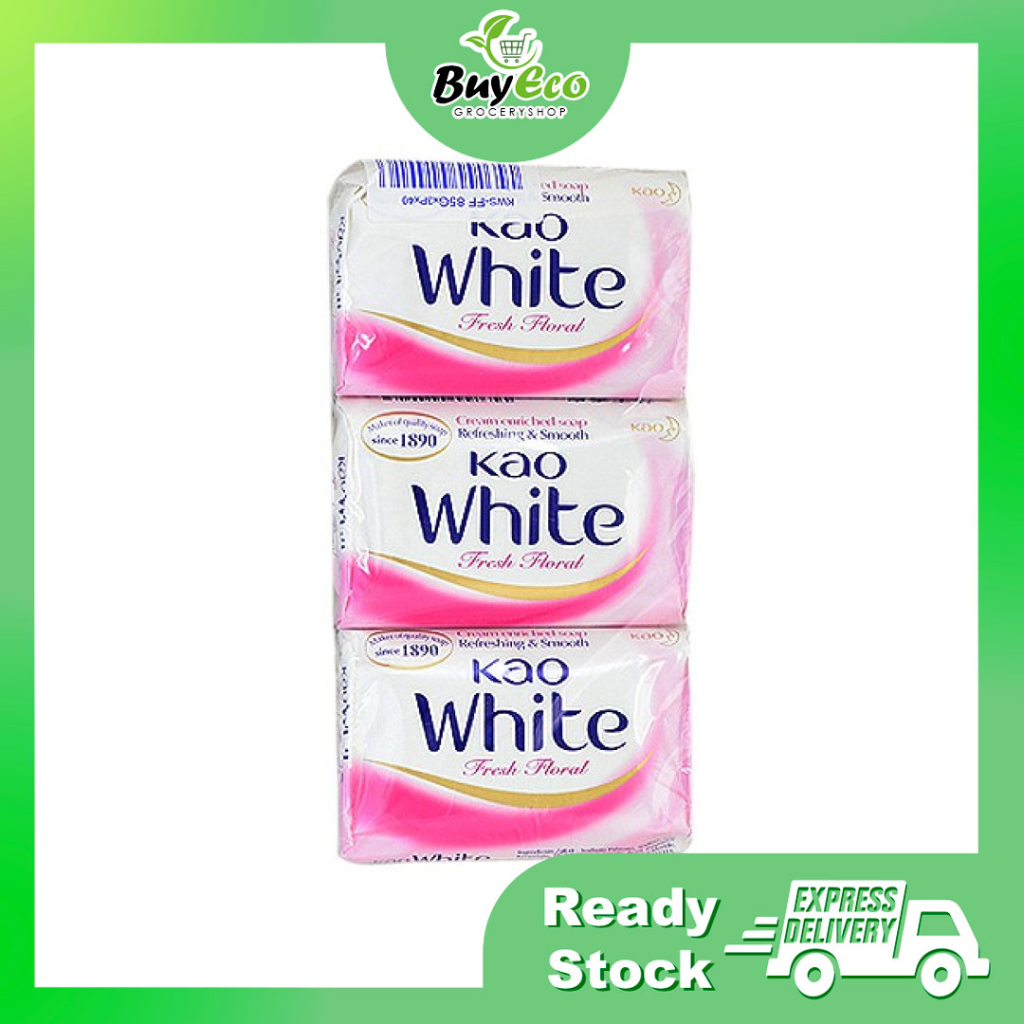 Kao White Soap Fresh Floral (85g x 3's) Shopee Malaysia