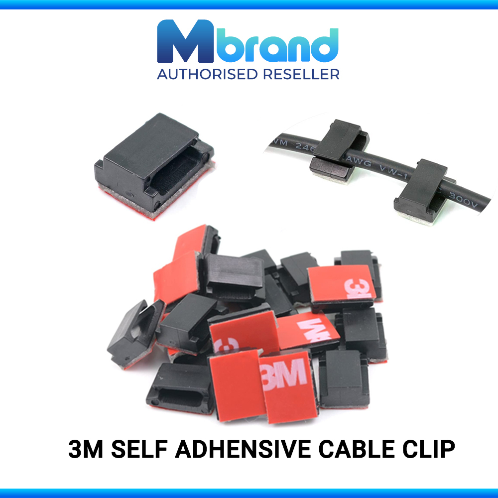 3M Self-Adhesive Adjustable Cable Winder Drop Wire Tie Fixer Holder ...