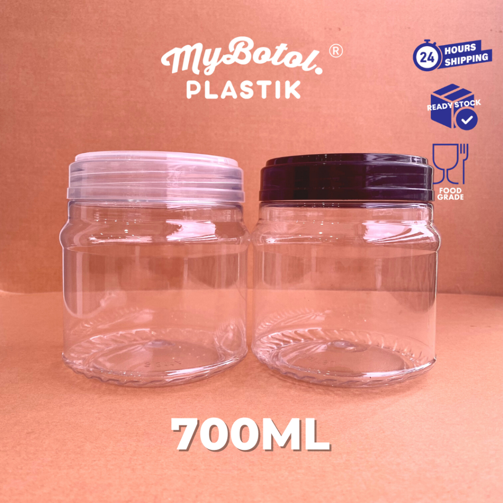 Mybotol Balang Kuih Plastik 700ml 55pcs Shopee Malaysia 2827