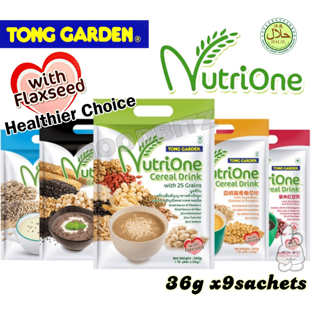 Tong Garden NutriOne Cereal Drink Healthy Breakfas (Minuman Sihat Halal