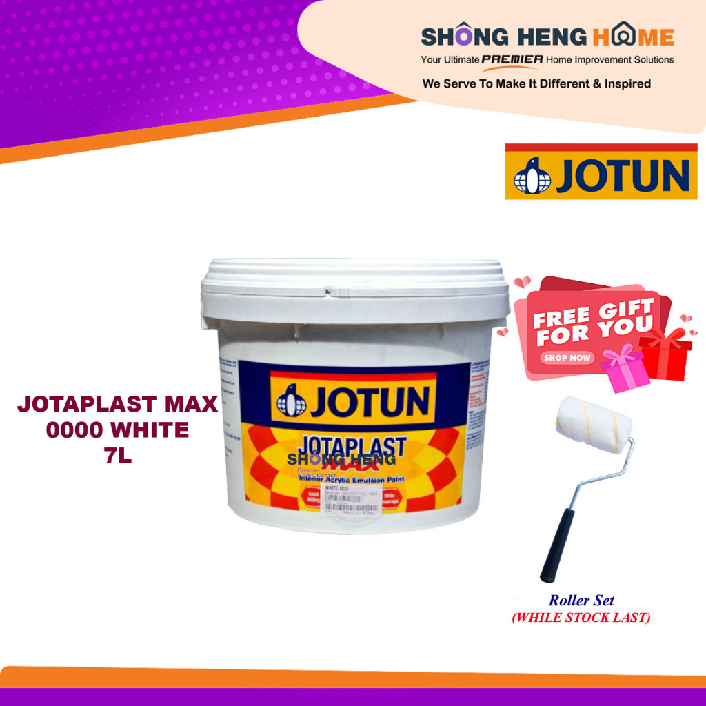 Jotun Paint Jotaplast Max 0000 7L (COLOR OPTION) | Shopee Malaysia