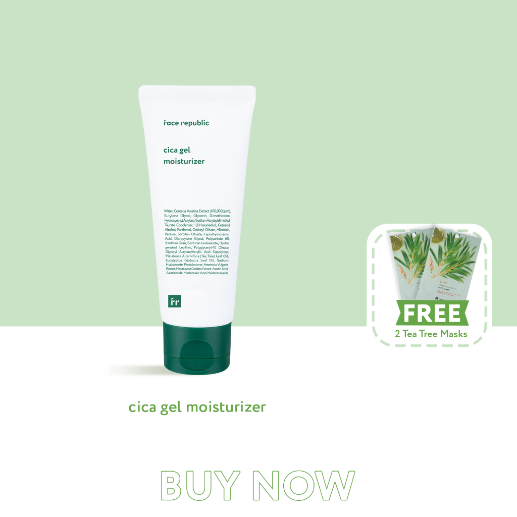 Face Republic CICA Gel Moisturizer for Oily Sensitive Skin (50ml) Shopee Malaysia