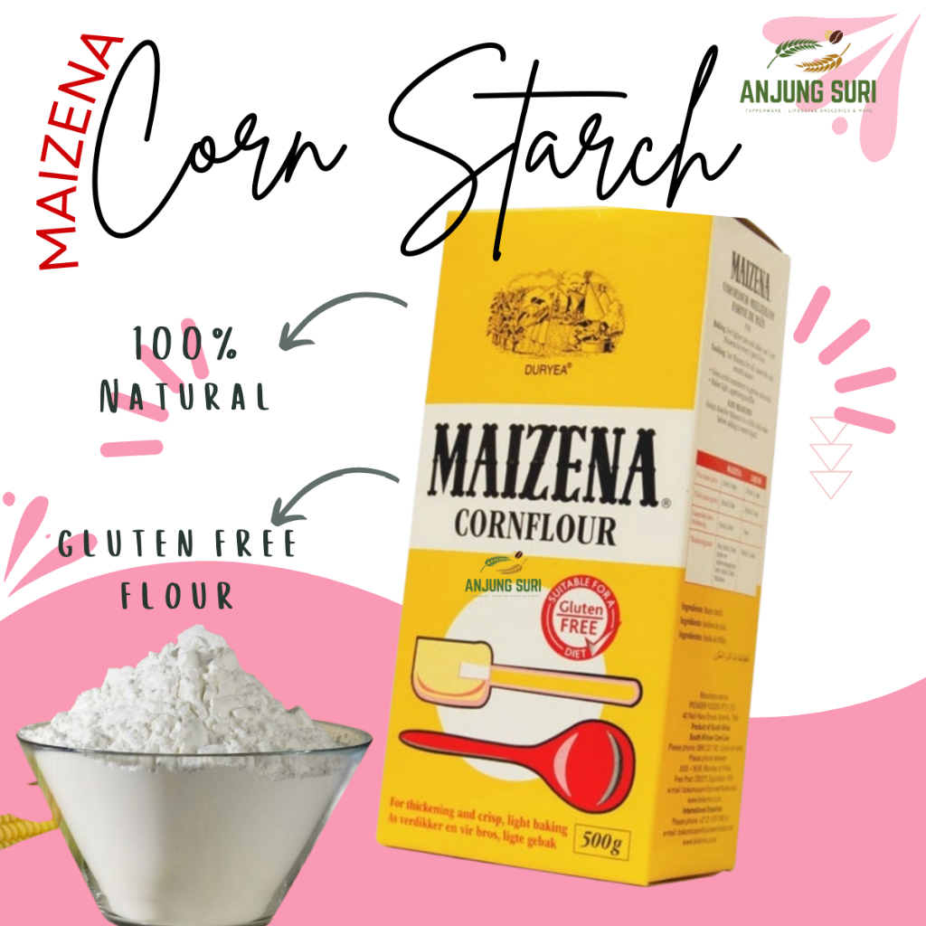 Duryea Maizena Corn Starch Flour [ Gluten Free ] Tepung Jagung 500gm
