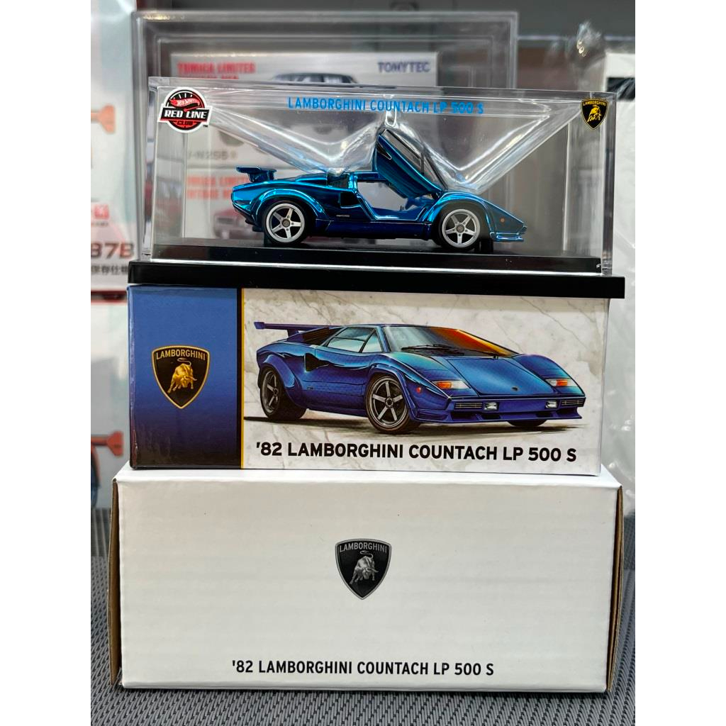 HOT WHEELS RLC '82 LAMBORGHINI COUNTACH LP 500 S - BLUE | Shopee Malaysia