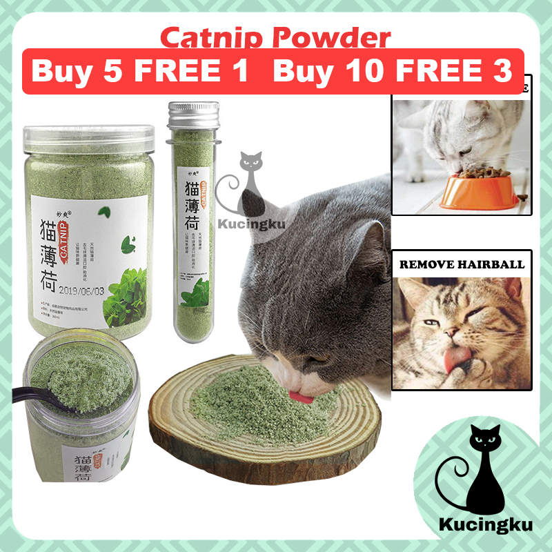 【BUY 5 FREE 1 】 Catnip Powder Cat Powder Hairball Control Catmint