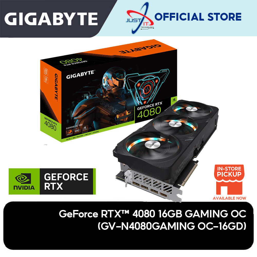 GIGABYTE GV-N4080GAMING OC-16GD RTX4080 GAMING OC 16GB GDDR6X 256-BIT ...