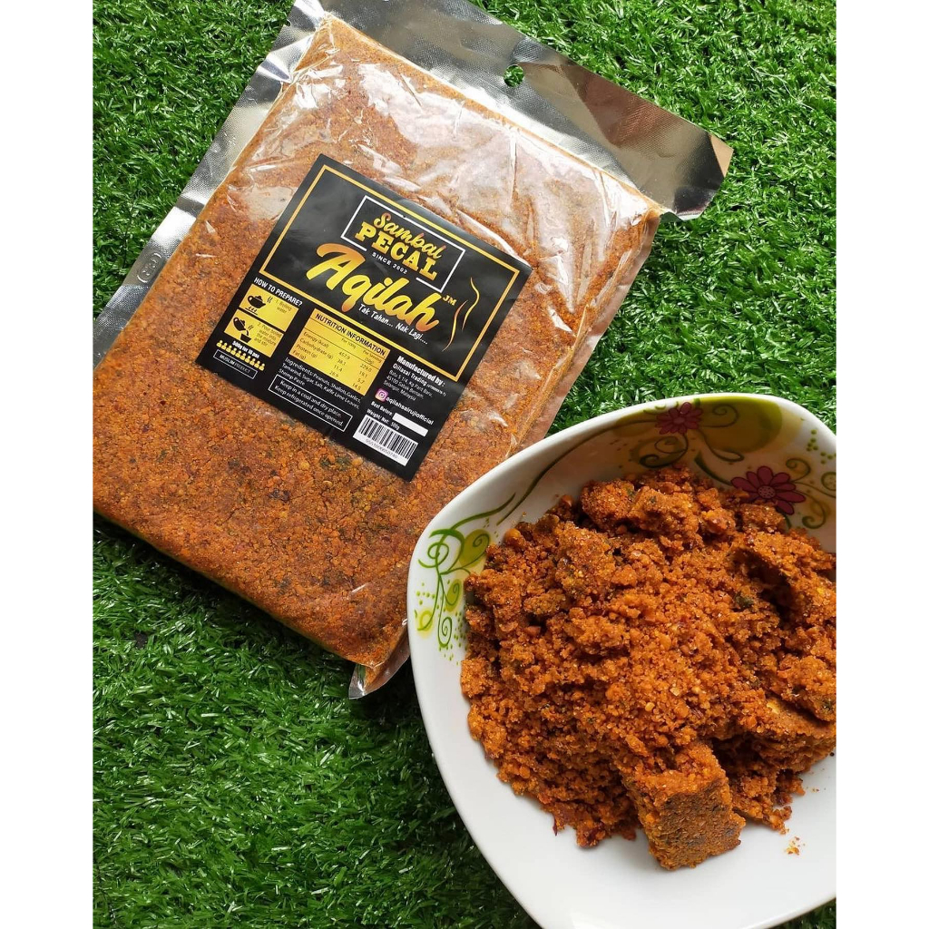 SAMBAL PECAL AQILAH Kuah Kacang Segera 450gm dan 200gmGabungan rasa pedas, masam, manis dan lemak aroma kacang menjadika