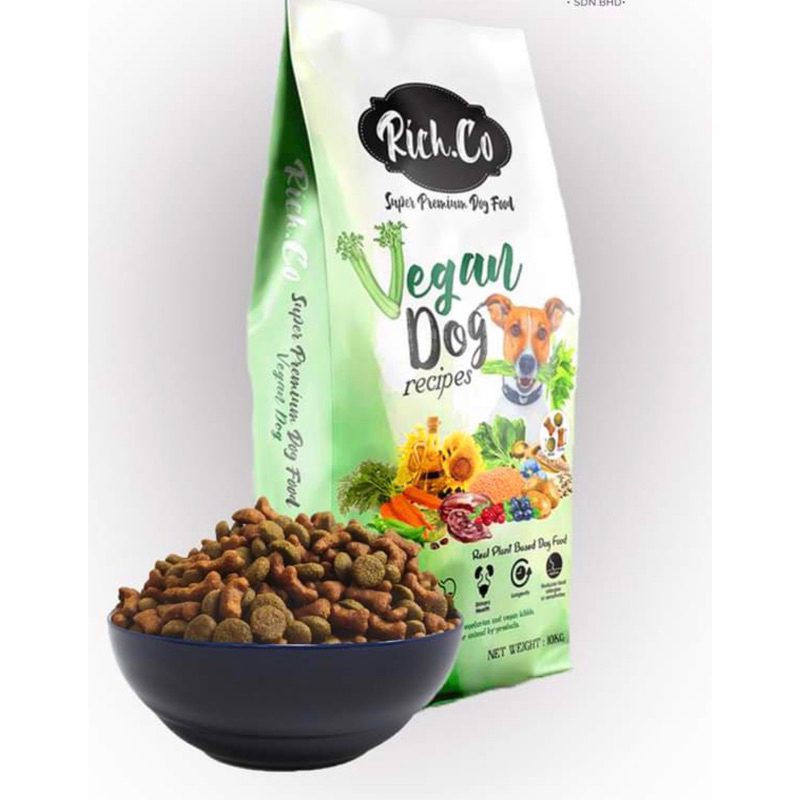 Rich.Co Super Premium Dog food Vegan/ Vegetarian 10kg Shopee Malaysia