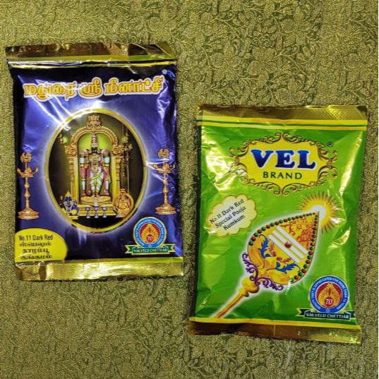 Vel Brand Kum Kum Powders (Thalampoo/ Maroon) 100gm | Shopee Malaysia