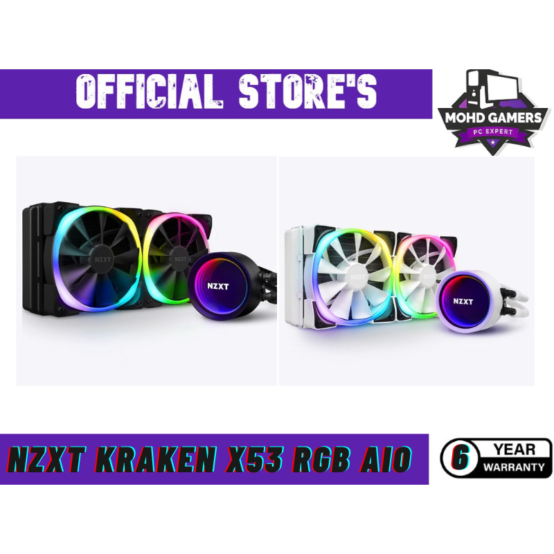 NZXT KRAKEN X53 RGB 240MM LIQUID CPU COOLER Shopee Malaysia
