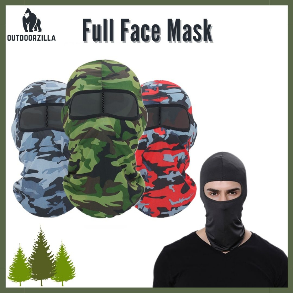 Balaclava Full Face Mask Motorcycle Sarung Muka Cover Topeng Penutup