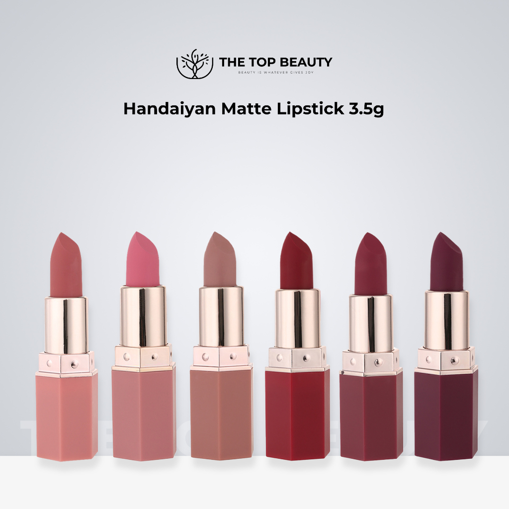 Handaiyan Matte Lipstick 3 5g Individual Set Of 6 [ready Stock