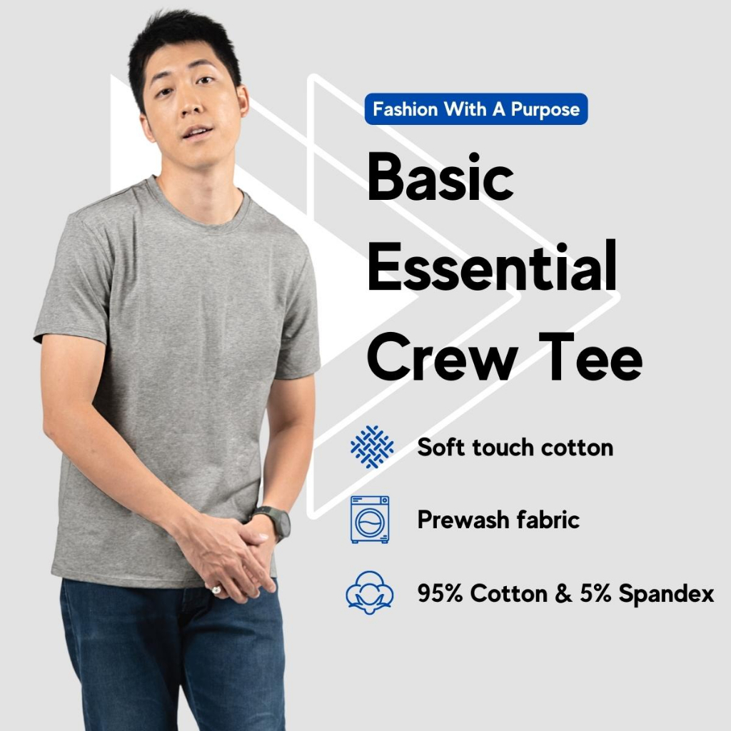 Basic Essential Crew | Unisex