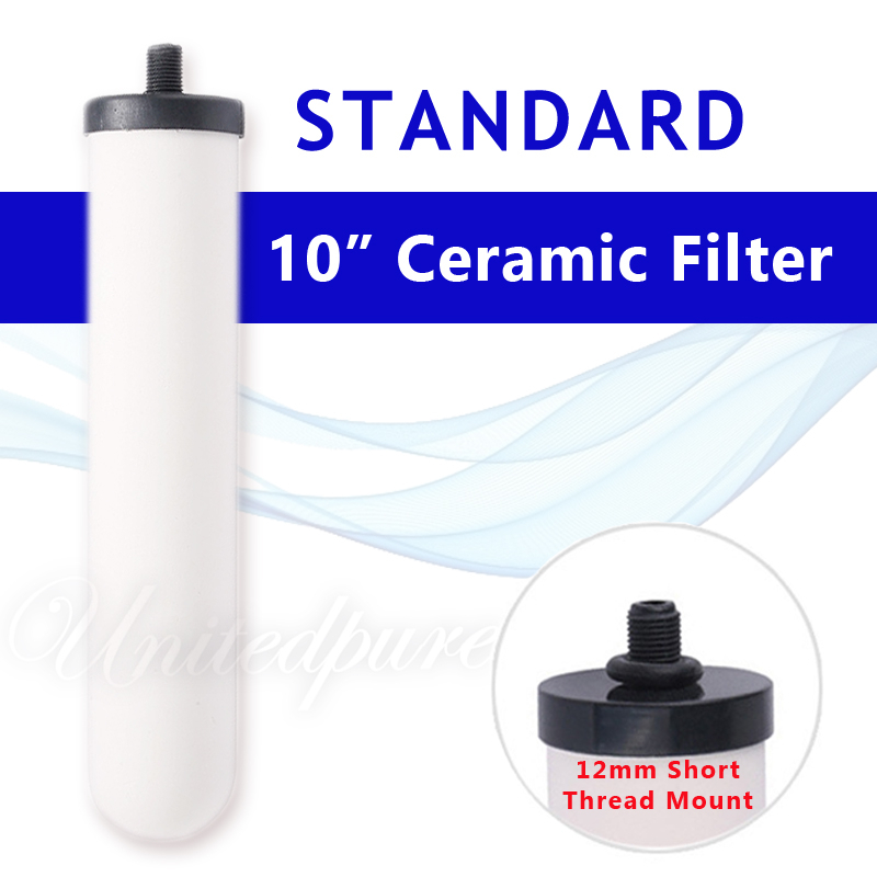 Standard Ceramic Water Filter Candle 10 Inches 12mm Short Thread Mount Shopee Malaysia