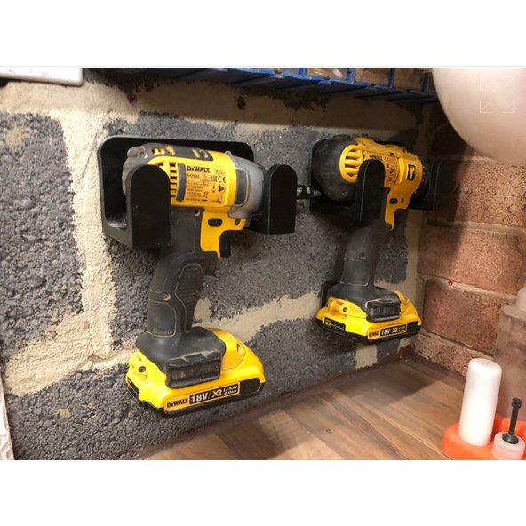 DeWalt Cordles Drill Holder & Other Tools Holder (Wall Mounted