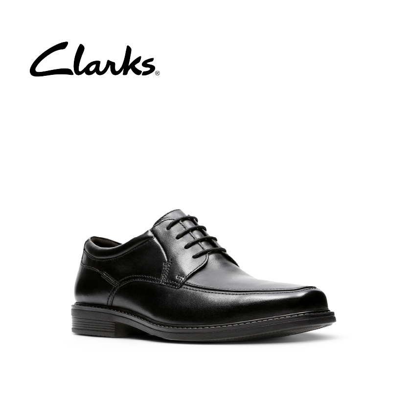 tidevand At lyve Afgift Clarks Mens IpswichApronII Black Leather | Shopee Malaysia