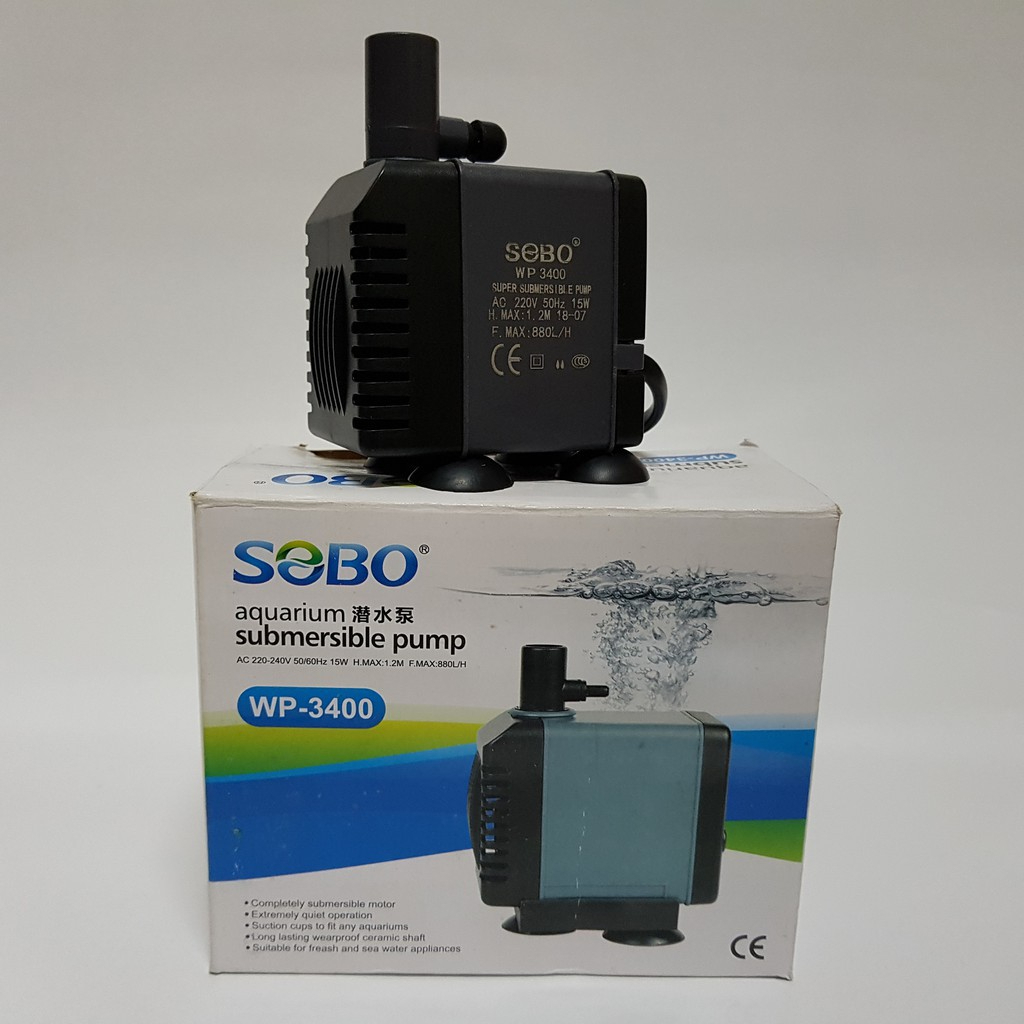 Aquarium SOBO Submersible Water Pump Fish Tank WP3400 / SOBO WP3400