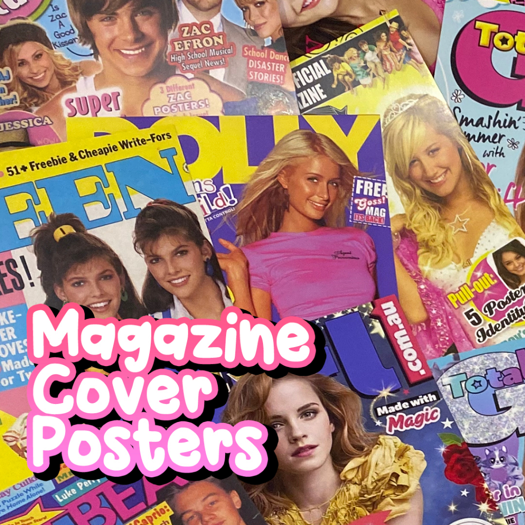 90s and Y2K Magazine Cover Posters | Shopee Malaysia