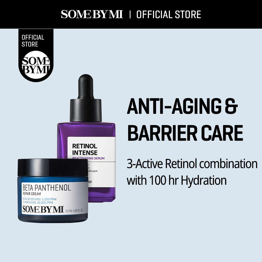 [SOME BY MI] Retinol&Beta Panthenol Combination Duo(Retinol Serum+Panthenol Cream) [Antiaging