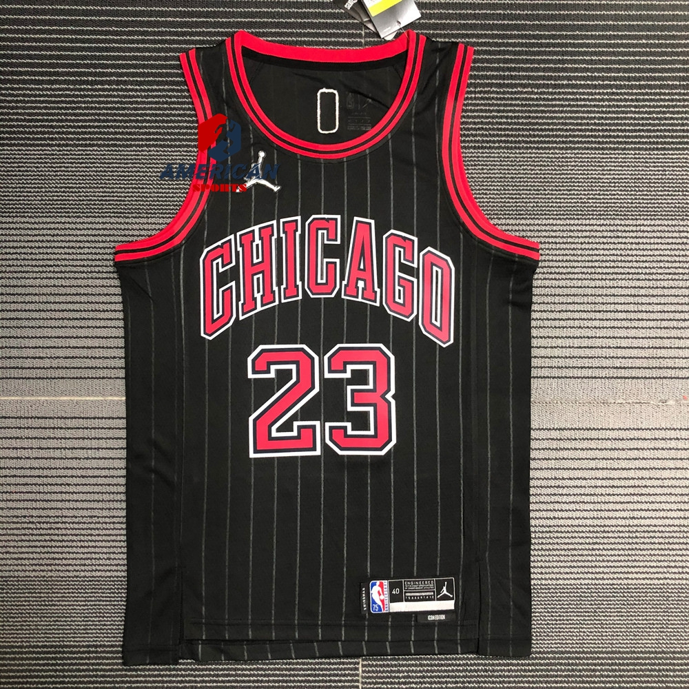 Men's Jerseys Basketball Chicago Bulls 23 Black Authentic NBA Jersey