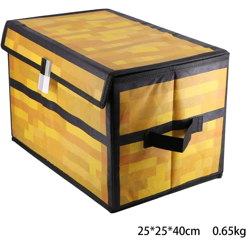 Minecraft Collabsible Storage Box Treasure Chest children's toy storage
