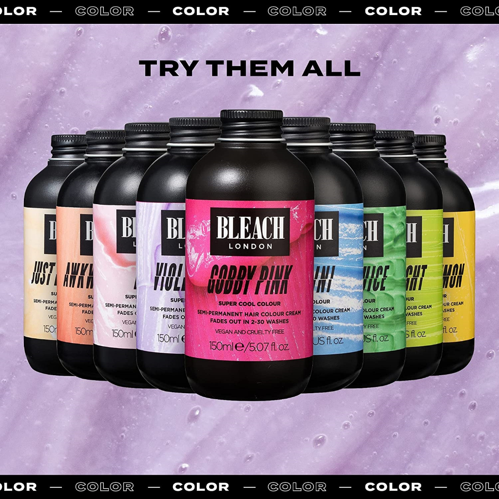 BLEACH LONDON Super Cool Colour Semi-Permenant Hair Colour Cream 150ml