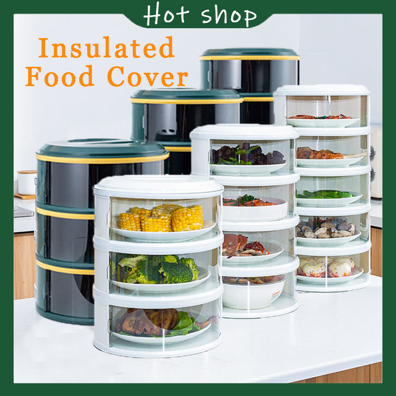 3/4/5 Food Cover Transparent Food Shelf Food Storage Food Preservation tudung saji