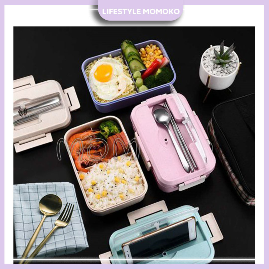 Lunch Box Food Container Food Organizer With Cute Insulated Lunch Bag Beg Bekal Makanan 保温袋