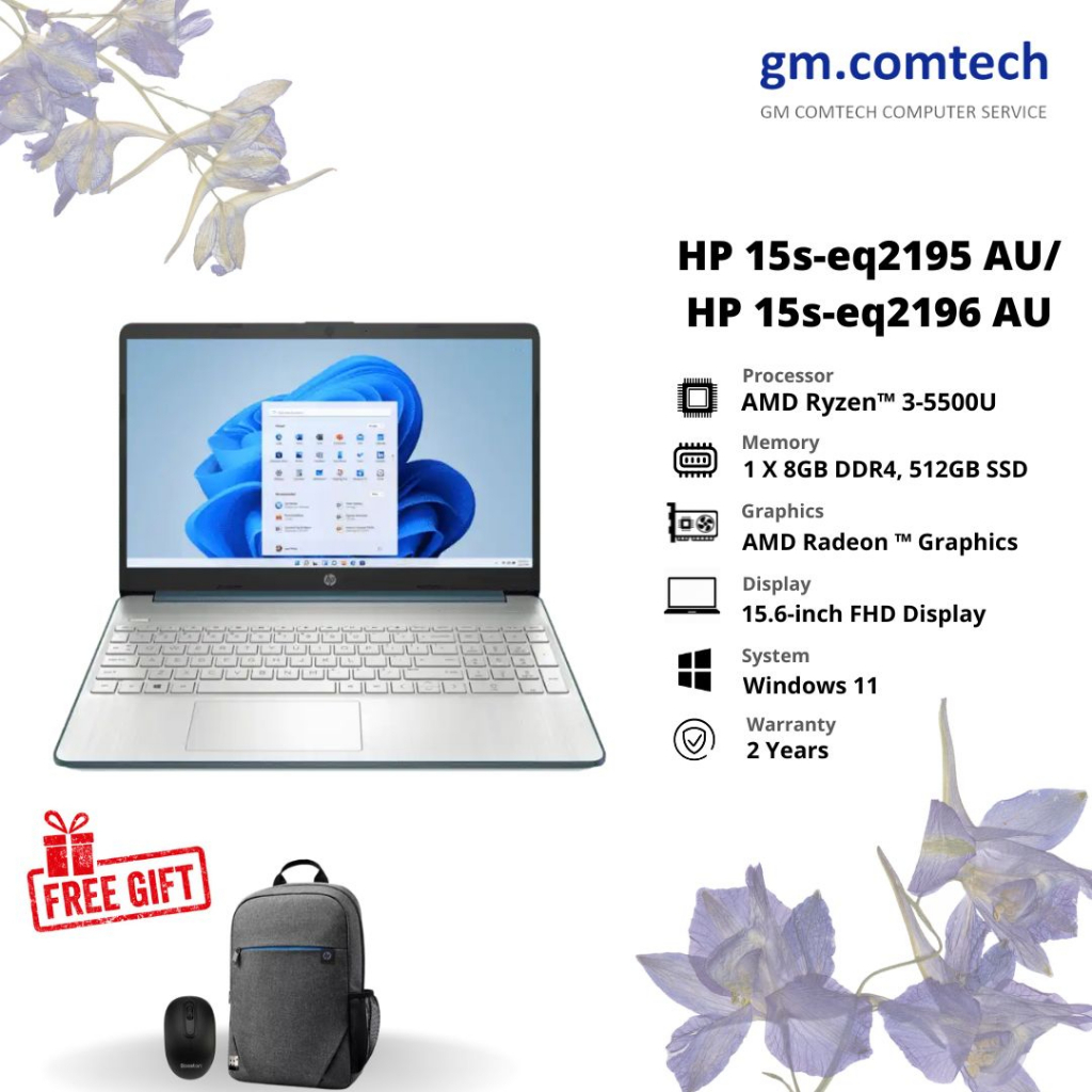 Hp 15s Eq2195au Hp15s Eq2196au Amd R3 5500u512ssd8gb Shopee Malaysia 2074