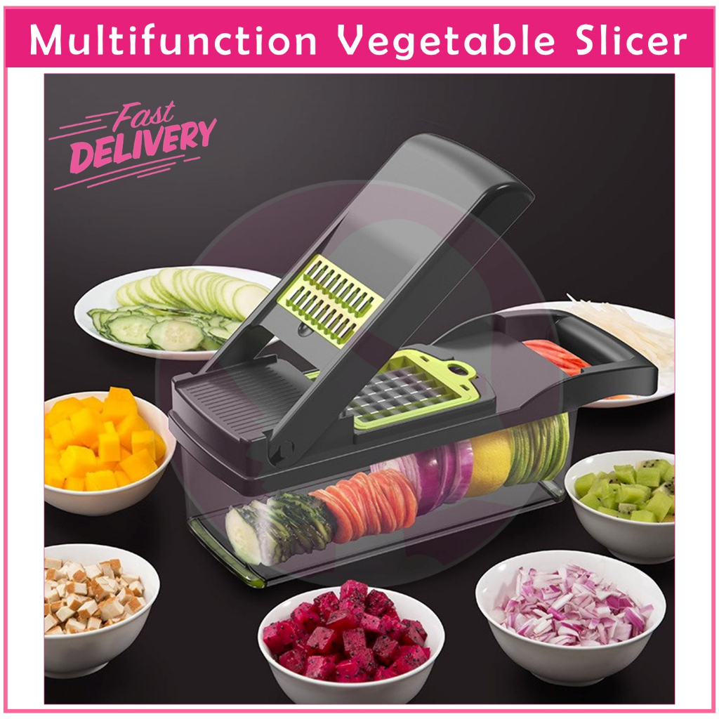 16 in1 Multifunction Mandoline Slicer Vegetable Food Chopper Graters