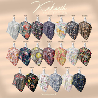 [ SHAWLPUBLIKA ] READY STOCK SHAWL PUBLIKA PLAIN LASER CUT / KEKASIH ...