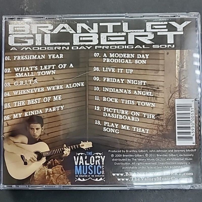 Brantley Gilbert - A Modern Day Prodigal Son (CD) | Shopee Malaysia