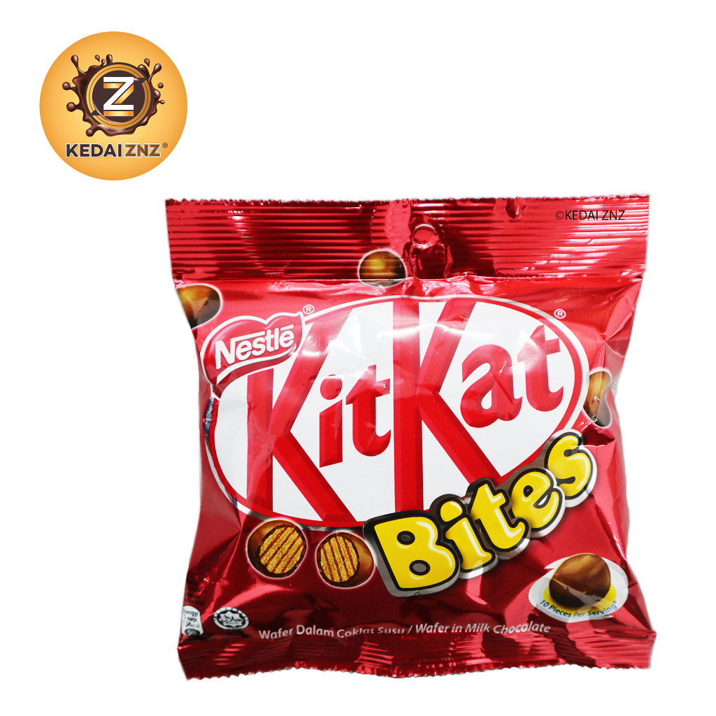 Chocolate Nestle KitKat Bites Wafer Milk Chocolate Bag 100g Coklat ...