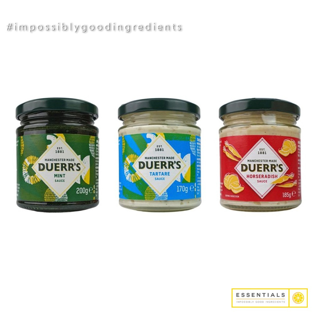 DUERR'S Mint Sauce / Horseradish Sauce / Tartare Sauce [GLUTEN FREE