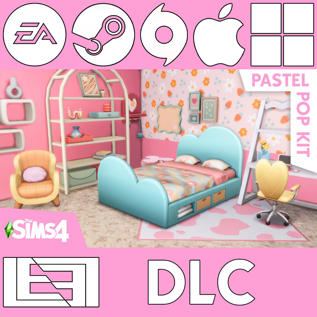 The Sims 4: Pastel Pop Kit [Mac/Win][Online][EA/Steam/Epic]