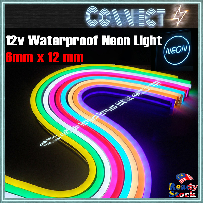 Neon Led Strip Light 12v 6mm x 12mm Led Neon Light 12V Neon Light 5meter Waterproof Led Neon Strip Flexible 6*12mm