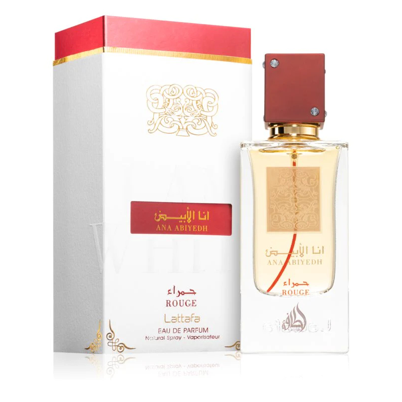 Ana Abiyedh Rouge by Lattafa Perfumes Woody Spicy fragrance for women ...