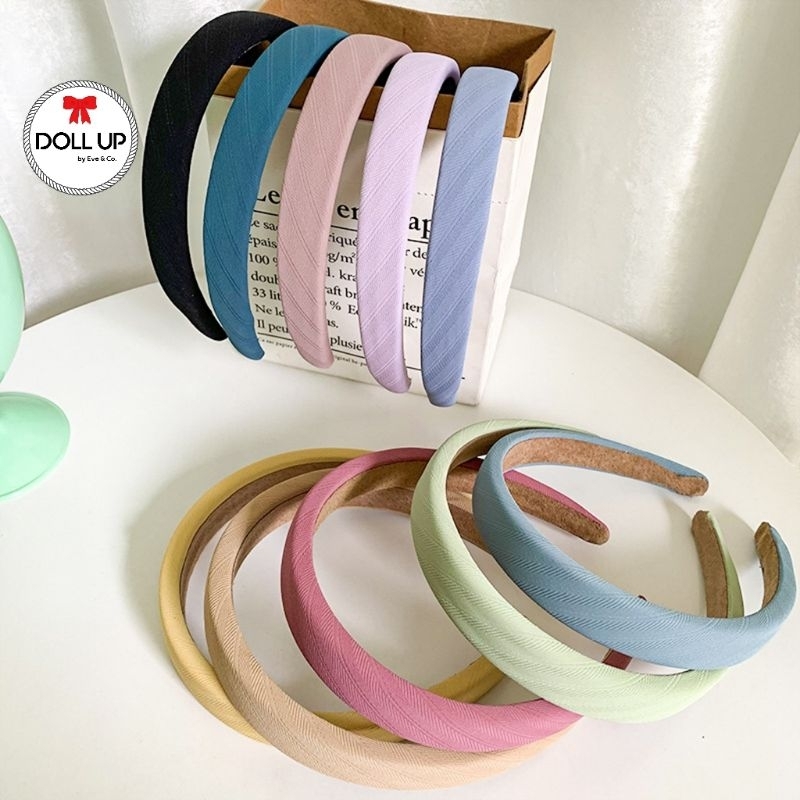 NEW Korea style candy colour padded hairband sweet HB017 | Shopee Malaysia