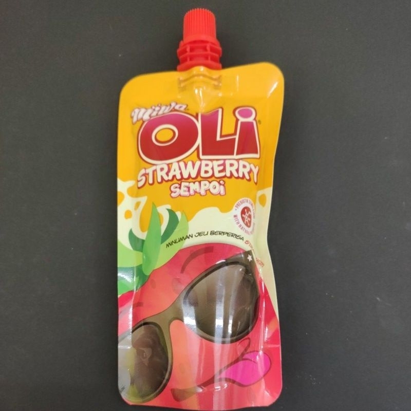 Minuman Jelly Kanak Prebiotic Oli Miwa Berperisa Strawberry